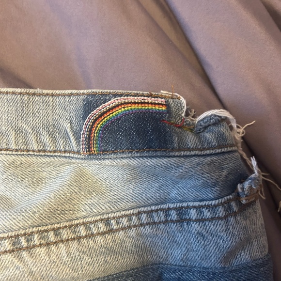 Distressed American Eagle denim shorts - Picture 3 of 6